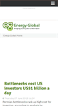 Mobile Screenshot of energyglobal.com